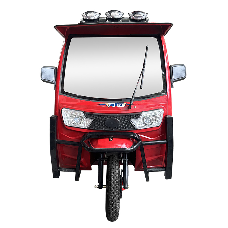 Hot Selling Bajaj 60V Closed Electric Tricycle for Passengers with 4-6 Seats and 400kg Payload