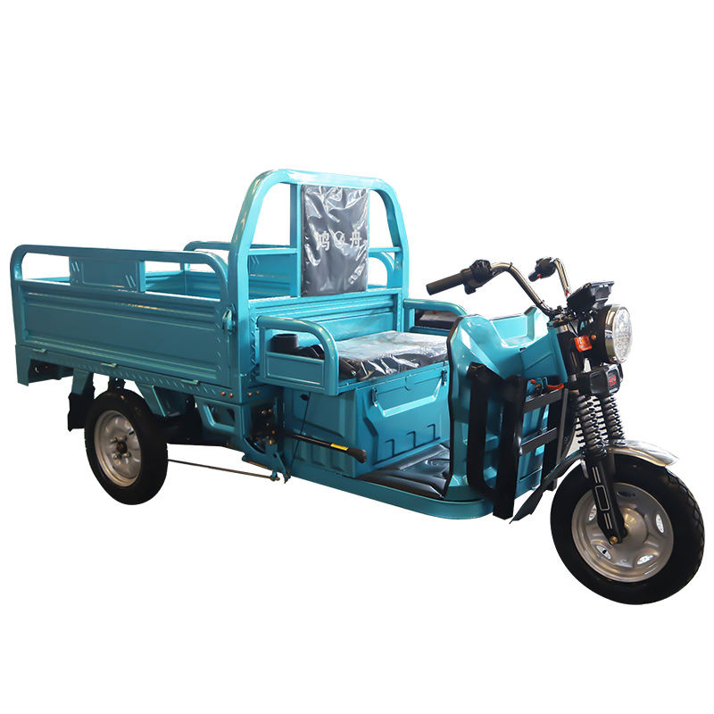 60V 1000W Three-Wheel Electric Tricycle with Open Body 500kg Payload & 30km/h Speed for Cargo Delivery
