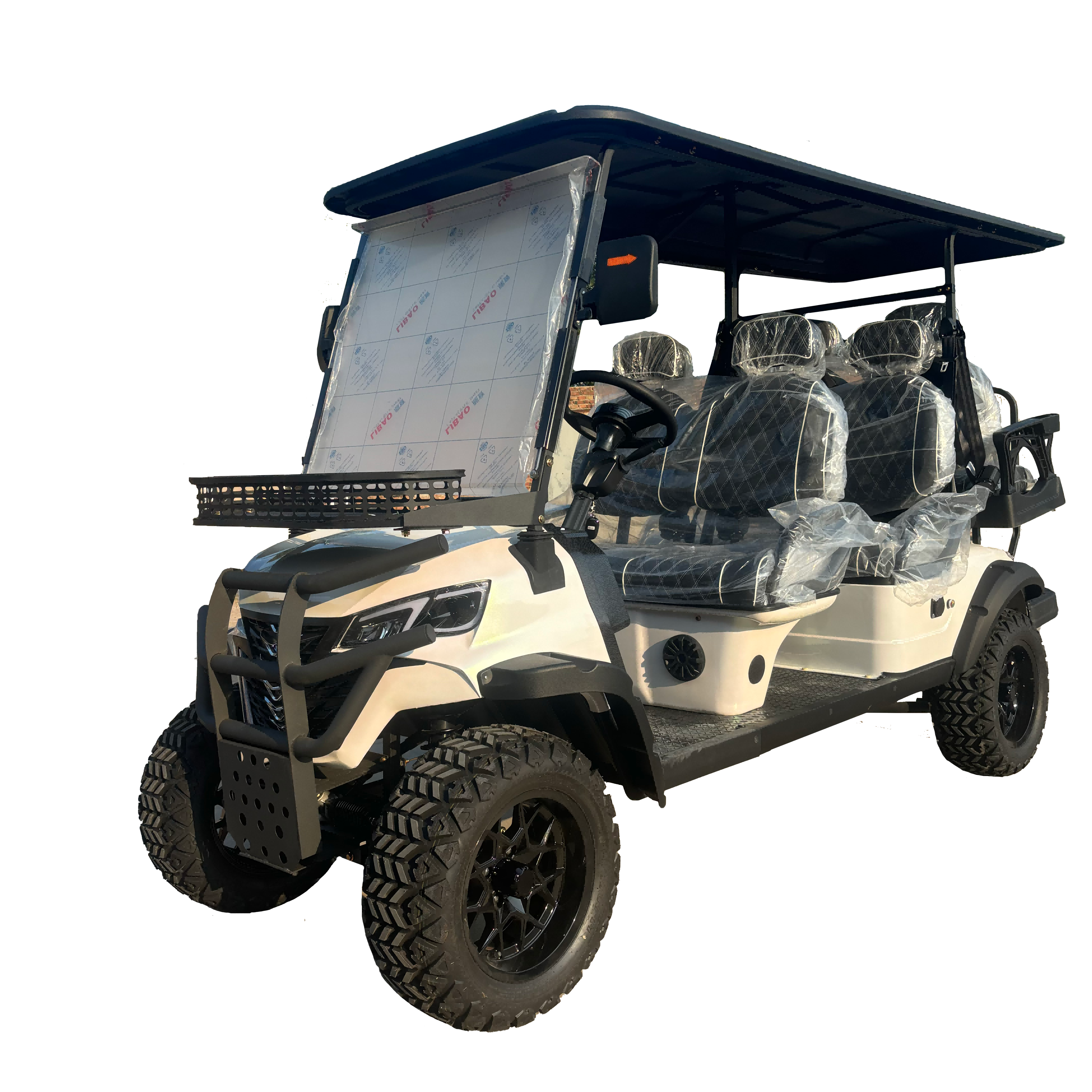 WELIFTRICH 2025 Off-Road Electric Golf Cart 6-Seater Hunting Cart with Lithium Battery