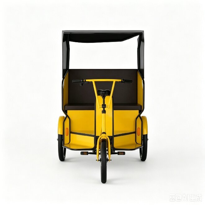 Shaanxi manufactured public passenger 48V 500W electric 3-wheel bicycle electric tricycle