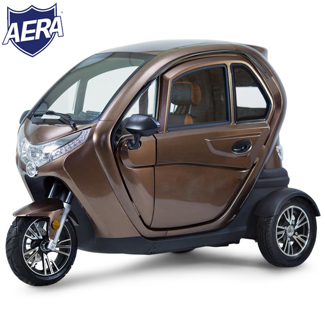 AERA EEC COC Approval 2200W Electric Tricycle 3 Wheel Scooter with 72V45Ah Lead-acid Battery 45km/h Double Seat