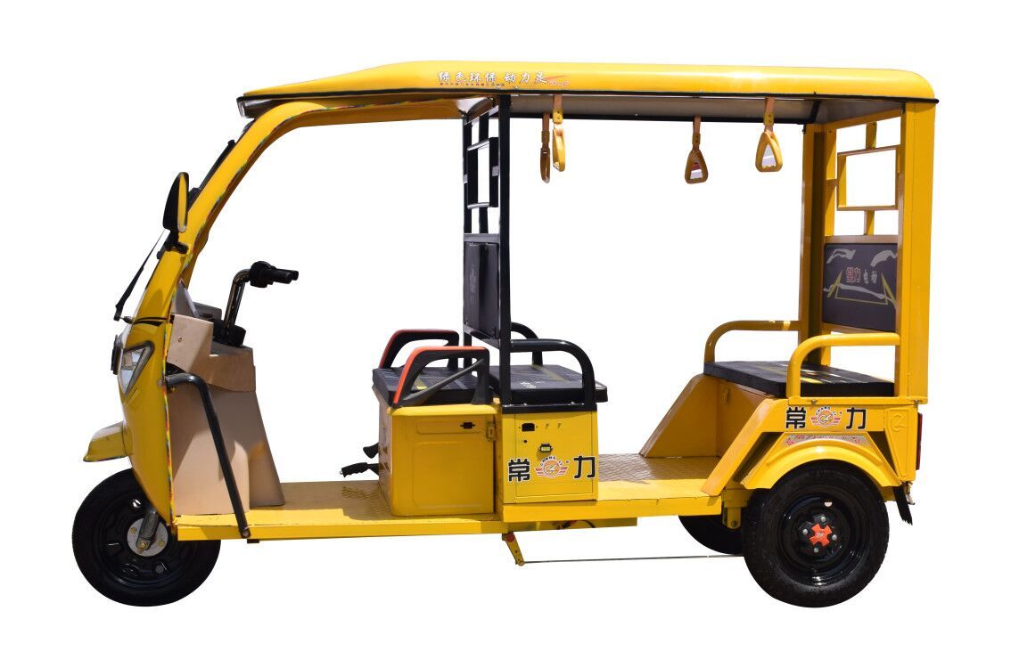 Passenger Tricycle 6 Seat Tuk Tuk Cargo Tricycle Electric Solar Rickshaw for Adults