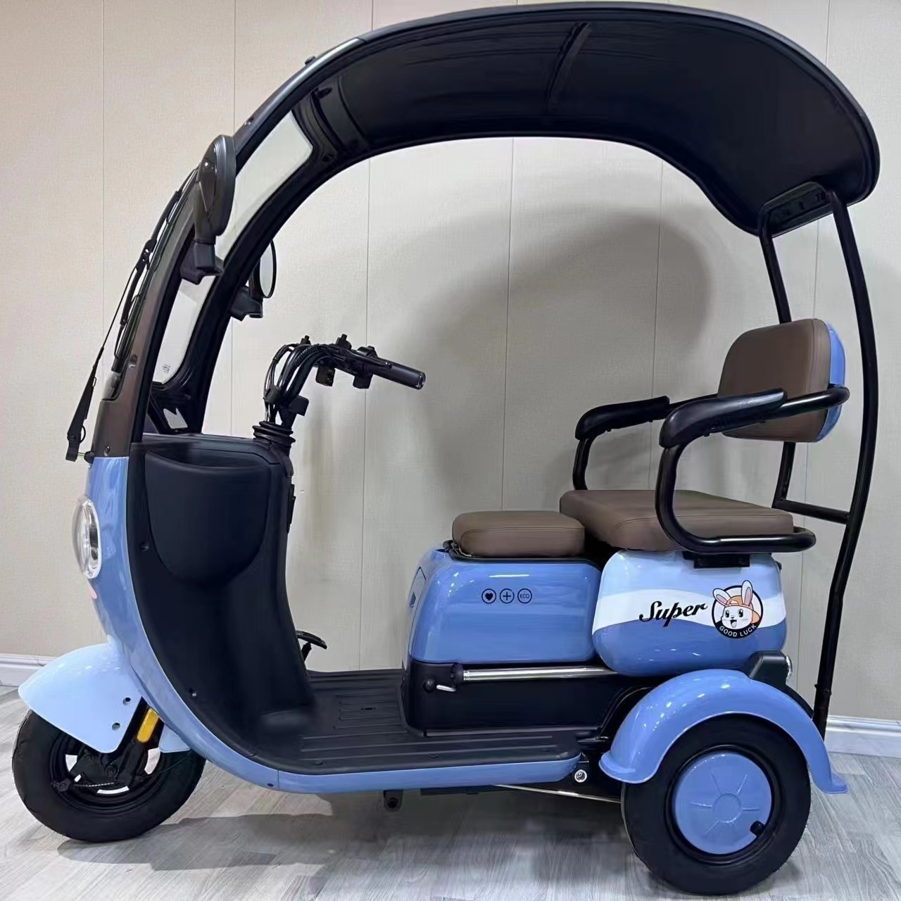 1000W Electric Tricycle Household Small Scooter Three-seat Adjustable Electric Tricycle 3 Person Tricycle