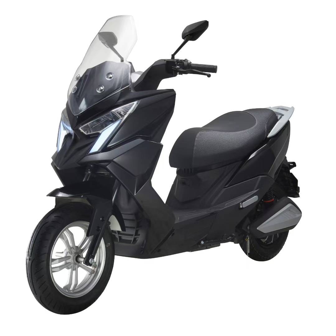 Zhejiang China Sportbikes New M6 2000W Black Electric Moped 1500W Motor 72V 48V Lithium EEC Certificate Approved 60km/h Scooter