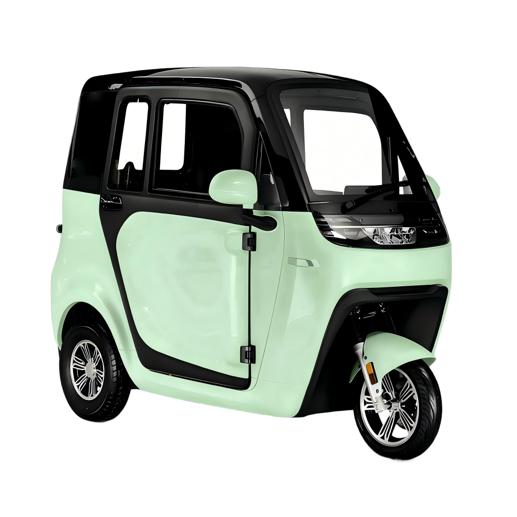 Electric Tricycle with EEC Le Approved 3 Wheels Electric Trike Enclosed Electric Scooter No Driver License for Old People Sale