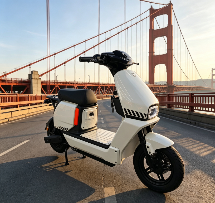Factory Direct Sales Suitable for Asian Market Two Wheeled Electric Bicycles OEM/ODM Design Electric Scooter Energy Saving