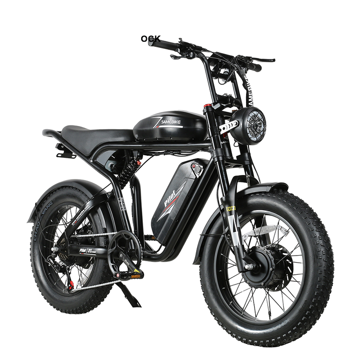 EU Stock M20-III 20 Inch Electric Mountain Bike with 48V 32ah Dual Battery & Motors Fat Tire Tube Battery