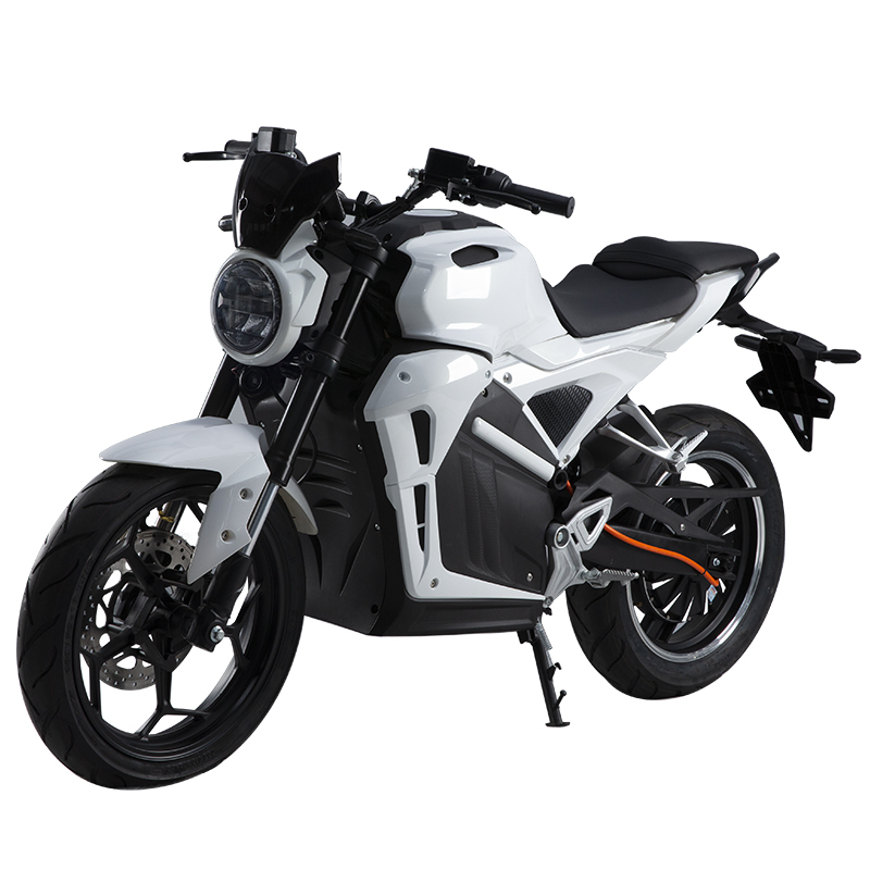 Manufacture Professional High-Speed Racing Electric Motorcycle High Quality 2000W Long Range 72v Brushless Motor Big Power V8