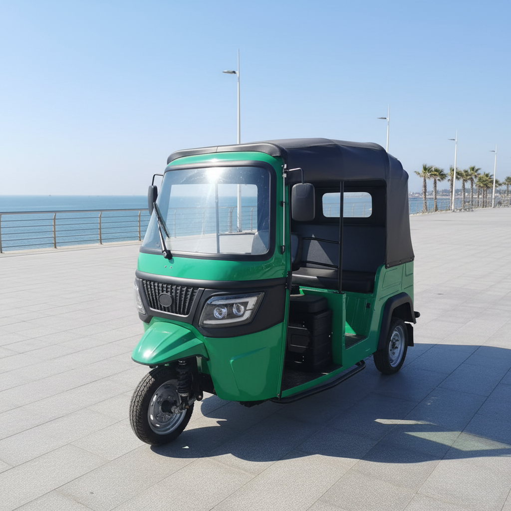 Best Selling Model 60V Open Electric Tricycles with 6 Seater 1000W 400kg Payload Capacity for Cargo Use
