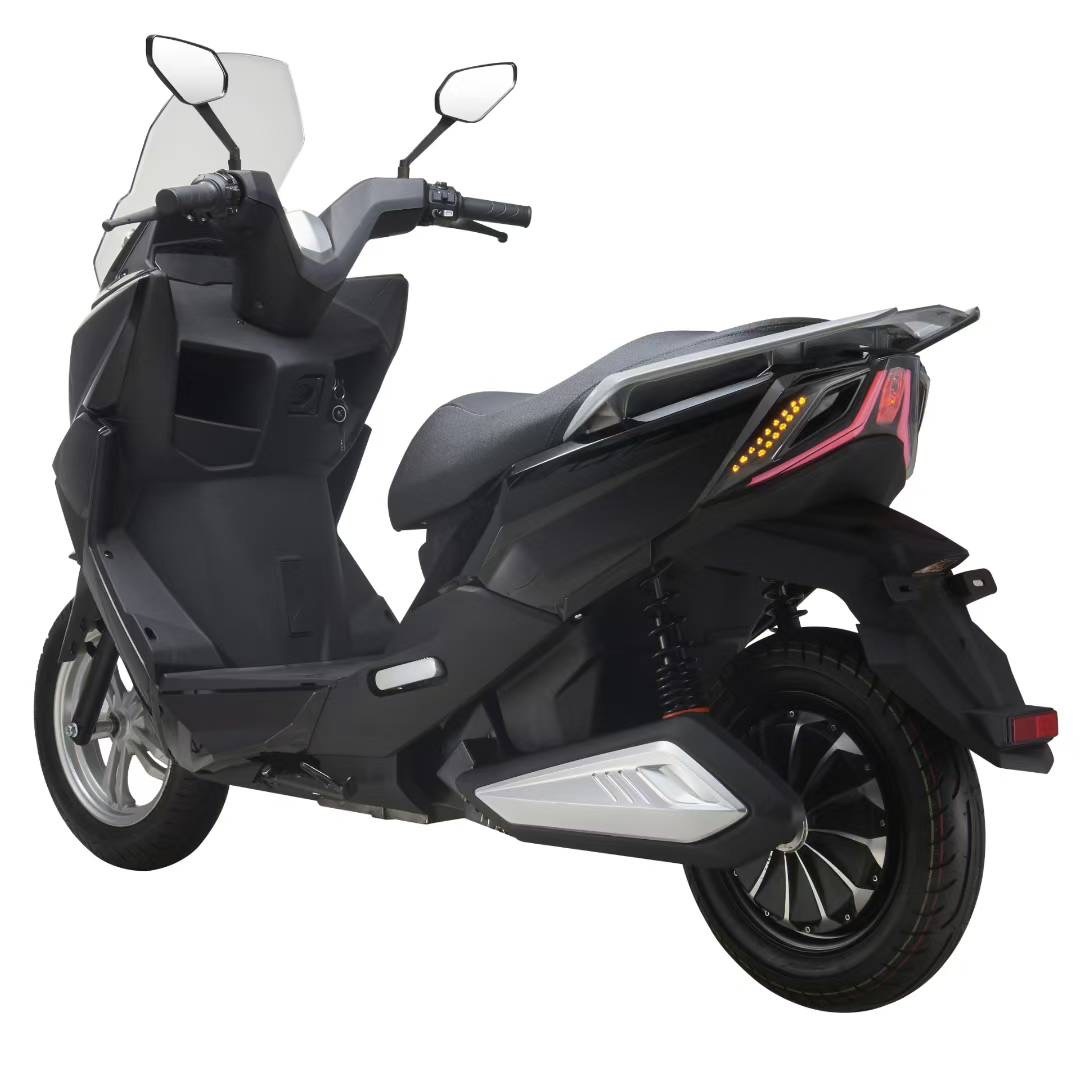 Zhejiang China Sportbikes New M6 2000W Black Electric Moped 1500W Motor 72V 48V Lithium EEC Certificate Approved 60km/h Scooter