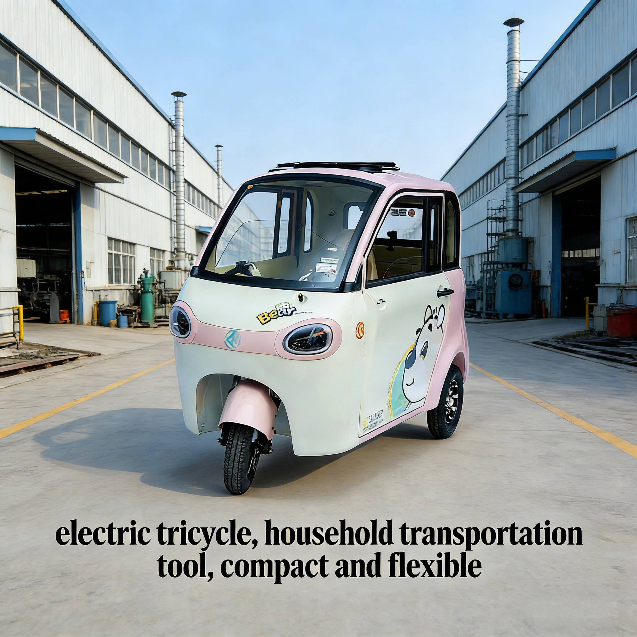 Cheap Car High Quality 800W  Electric Small Car Mini Electric-tricycle 2025 for Adult From China
