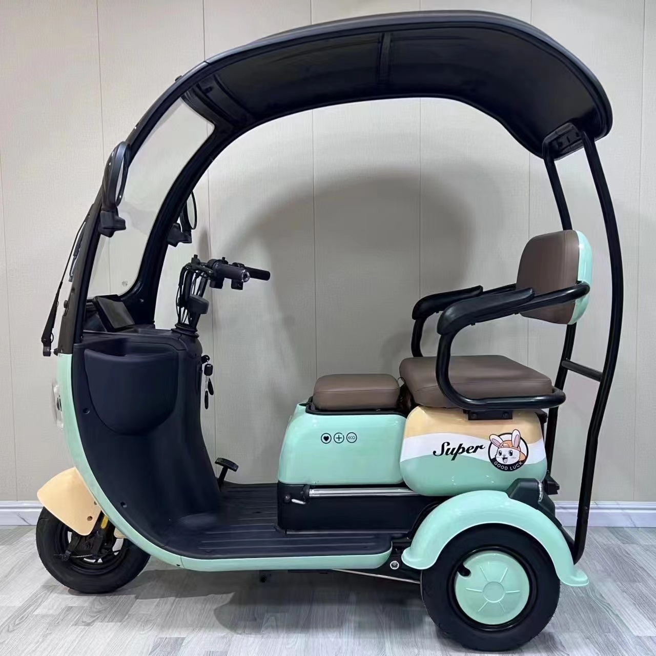 1000W Electric Tricycle Household Small Scooter Three-seat Adjustable Electric Tricycle 3 Person Tricycle