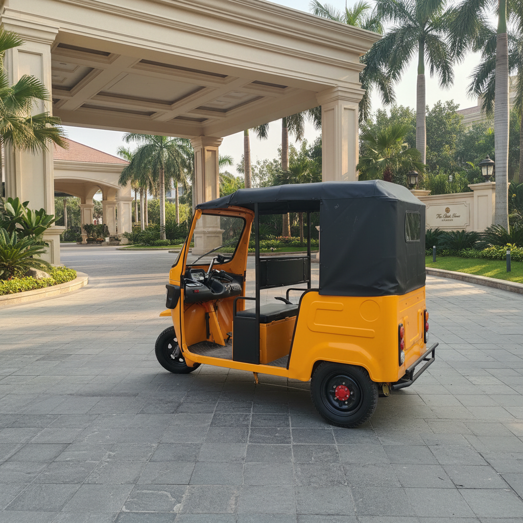 Best Selling Model 60V Open Electric Tricycles with 6 Seater 1000W 400kg Payload Capacity for Cargo Use
