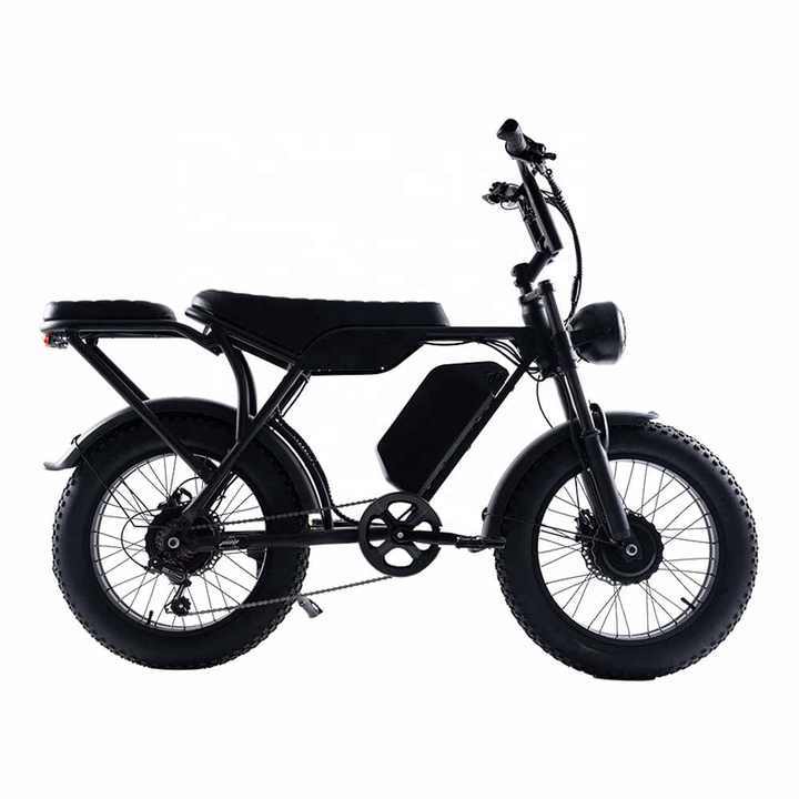 Electric Bike Man Ebike Mountain Bike Bicycle High-carbon Steel 60V 30Ah Lthium Battery 48V 2000W Dual Brushless Motor