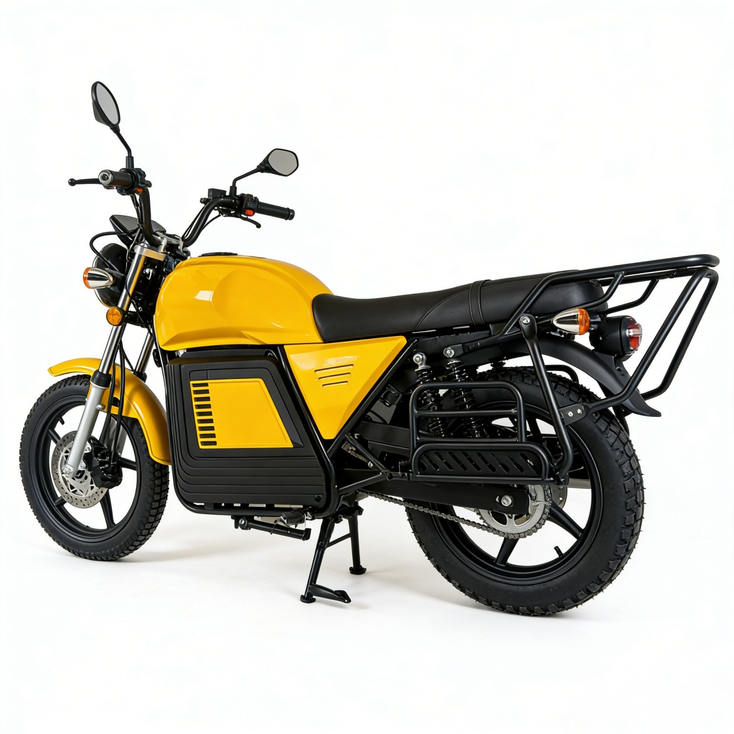 Large Electric Motorcycle with Two Lithium Battery 72V 35A Two Set 5000W Motor and Strong Load Capacity Max Speed 80-120km/h
