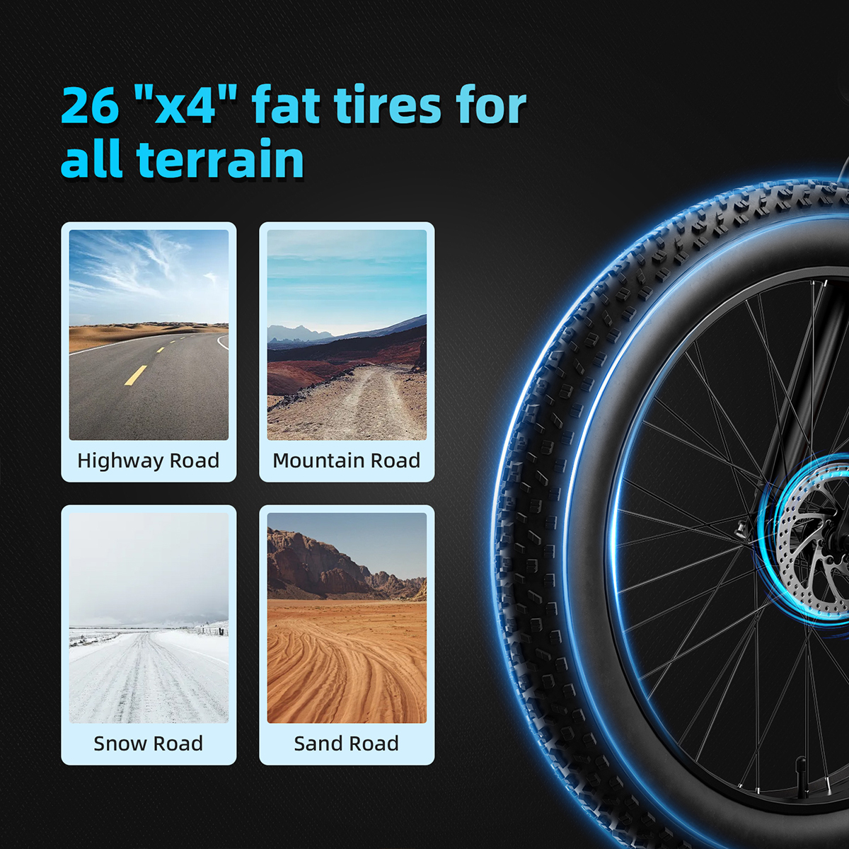 Full Suspension Fat Tire E Bike 1000w Motor 7-speed High Speed Adventure Electric Bikes with Date Display Screen