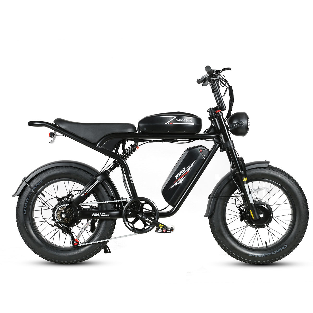 EU Stock M20-III 20 Inch Electric Mountain Bike with 48V 32ah Dual Battery & Motors Fat Tire Tube Battery