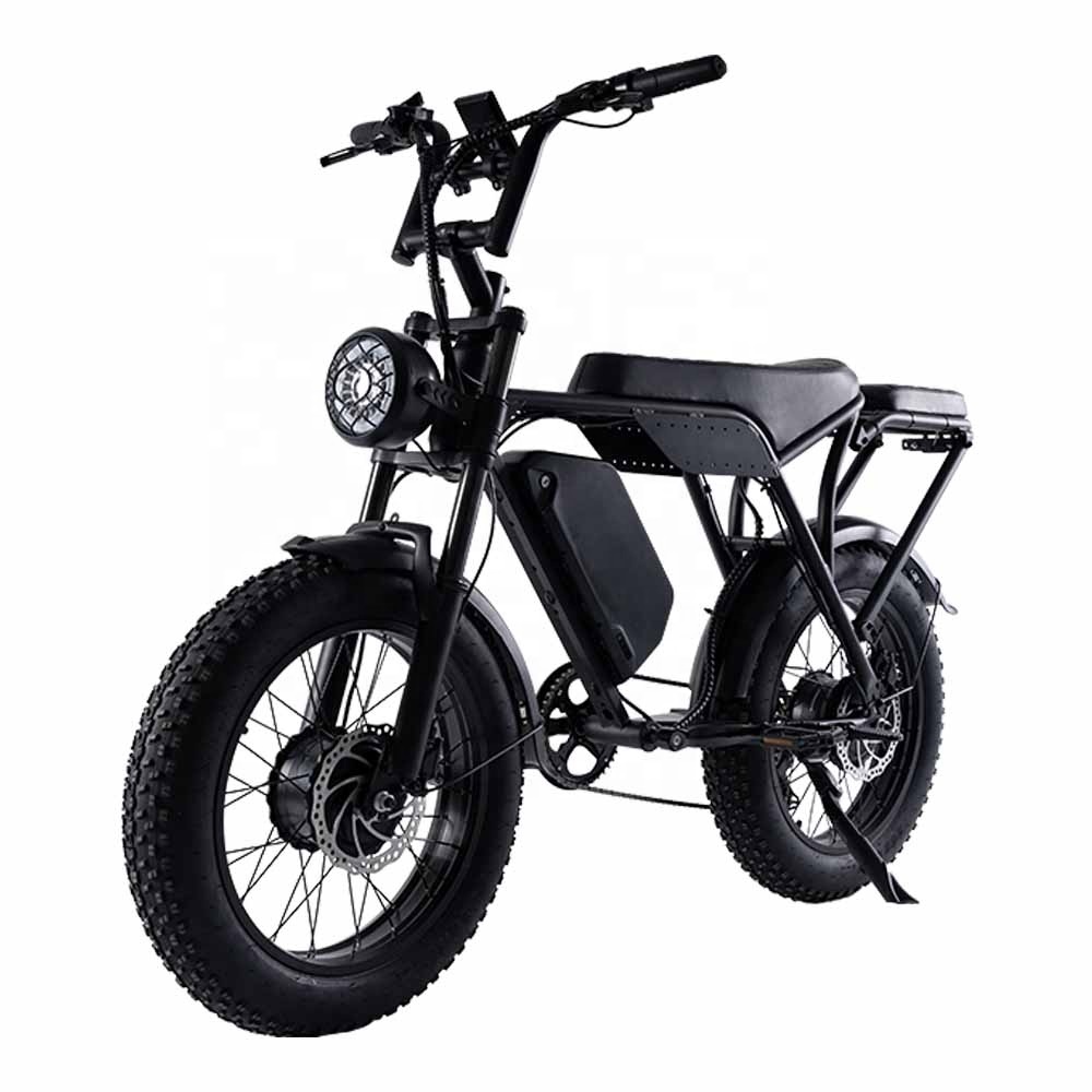 Electric Bike Man Ebike Mountain Bike Bicycle High-carbon Steel 60V 30Ah Lthium Battery 48V 2000W Dual Brushless Motor