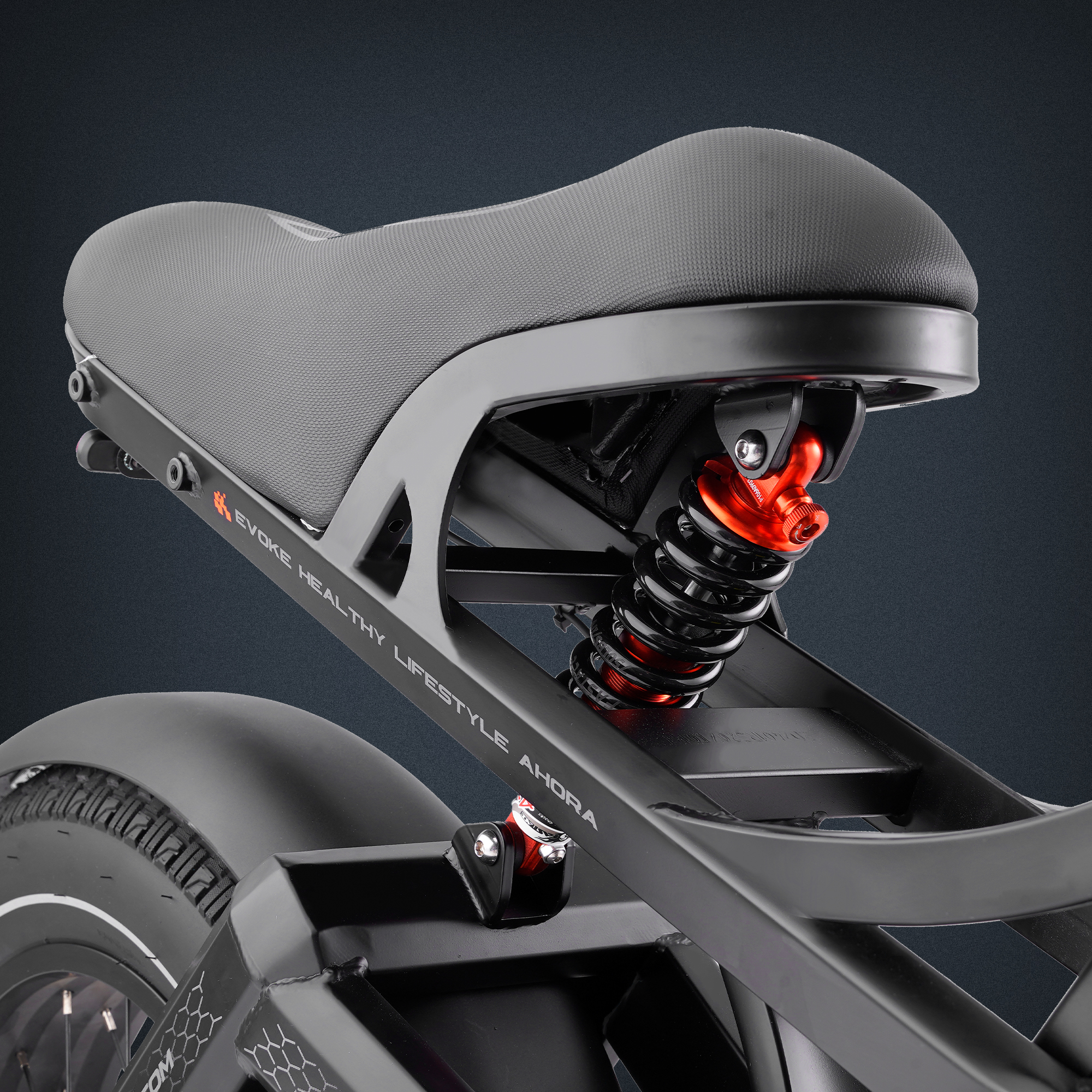 Eahora Romeo II Custom 200w 52v Electric Bike 60Ah Long Range Fatire Dual Motor Steel Frame City Dirt Mountain