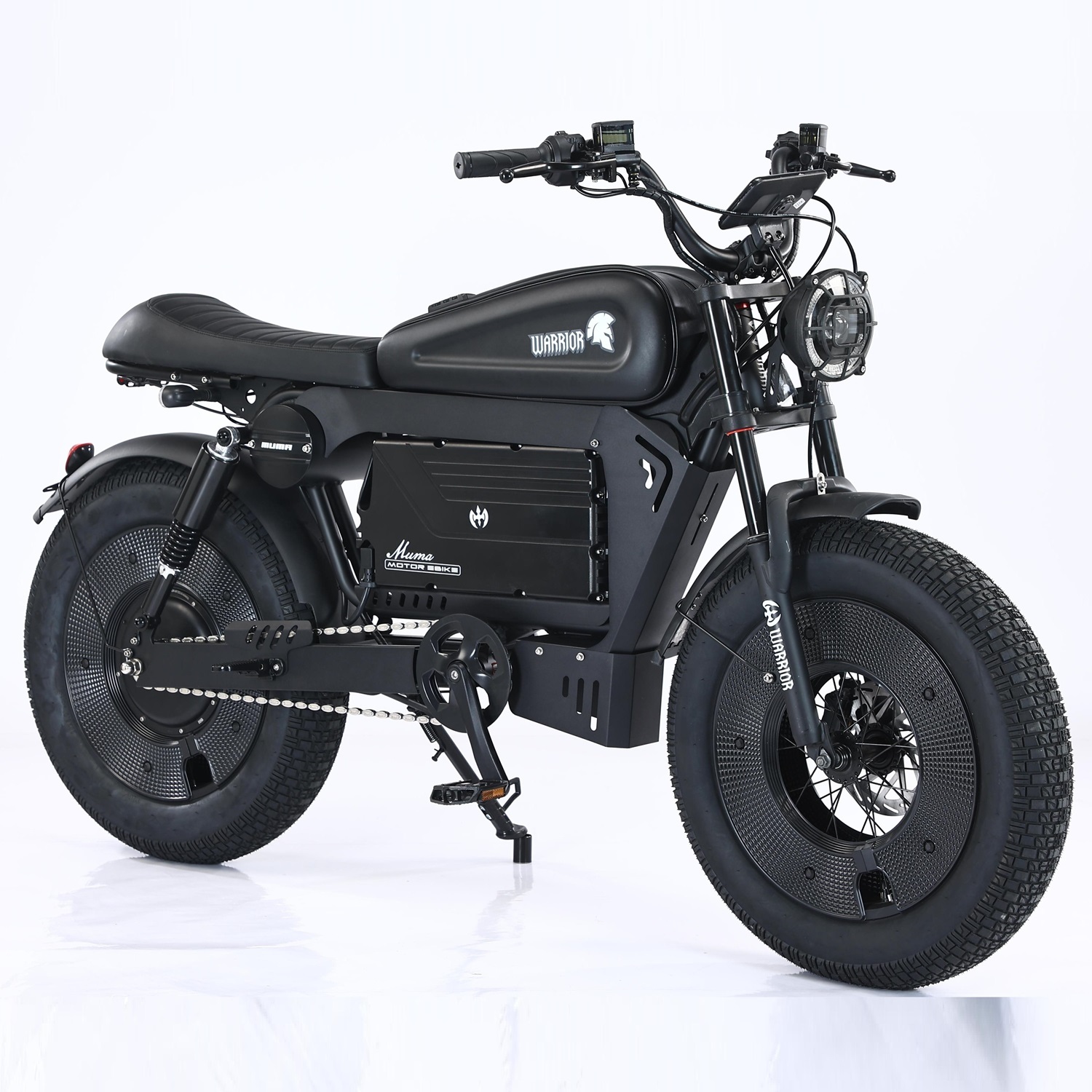 HCBK-SS10 3000W for US / 250W for EU  Full Suspension Black Warrior Ebike Fat Tire 20 Inch Electric Bicycle