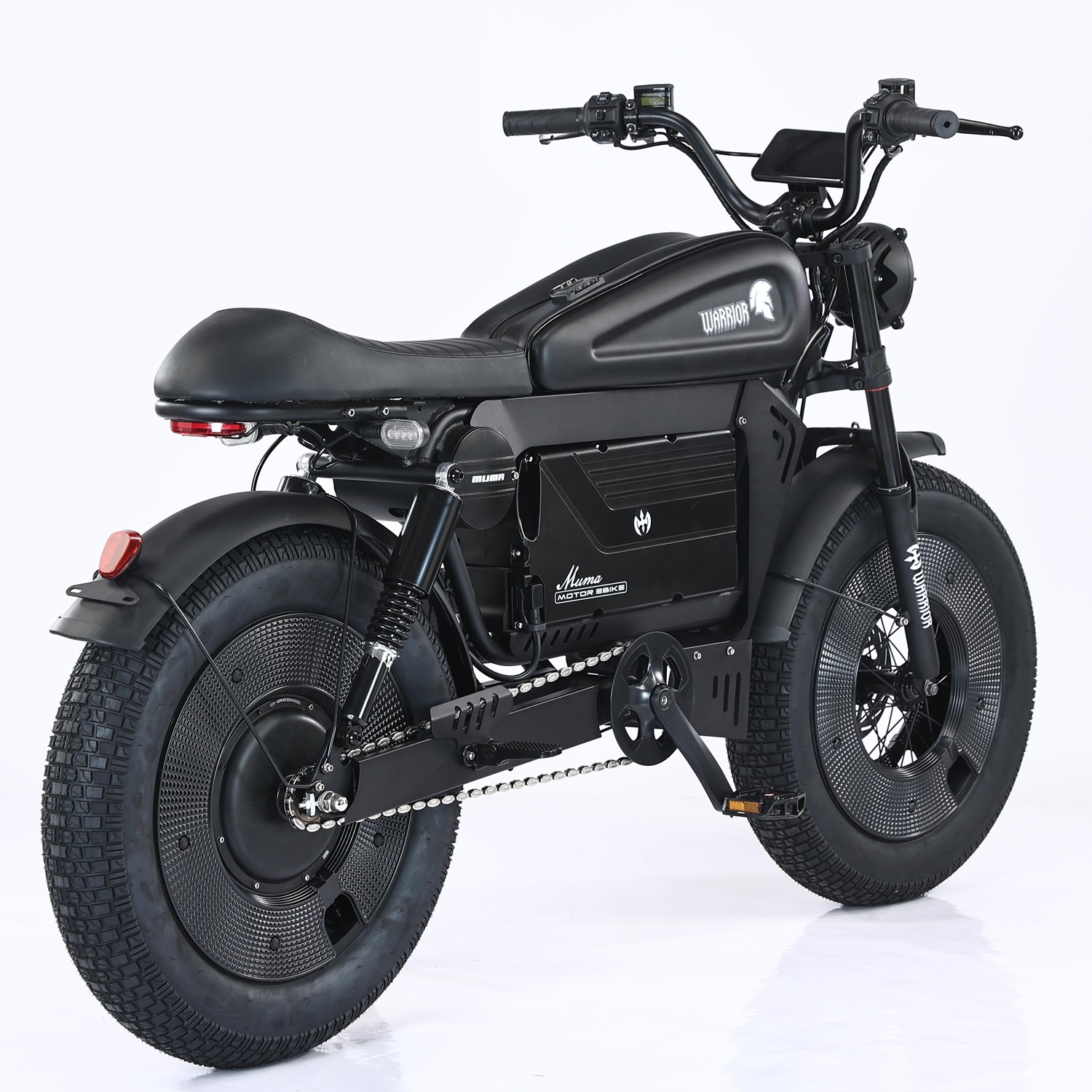 HCBK-SS10 3000W for US / 250W for EU  Full Suspension Black Warrior Ebike Fat Tire 20 Inch Electric Bicycle