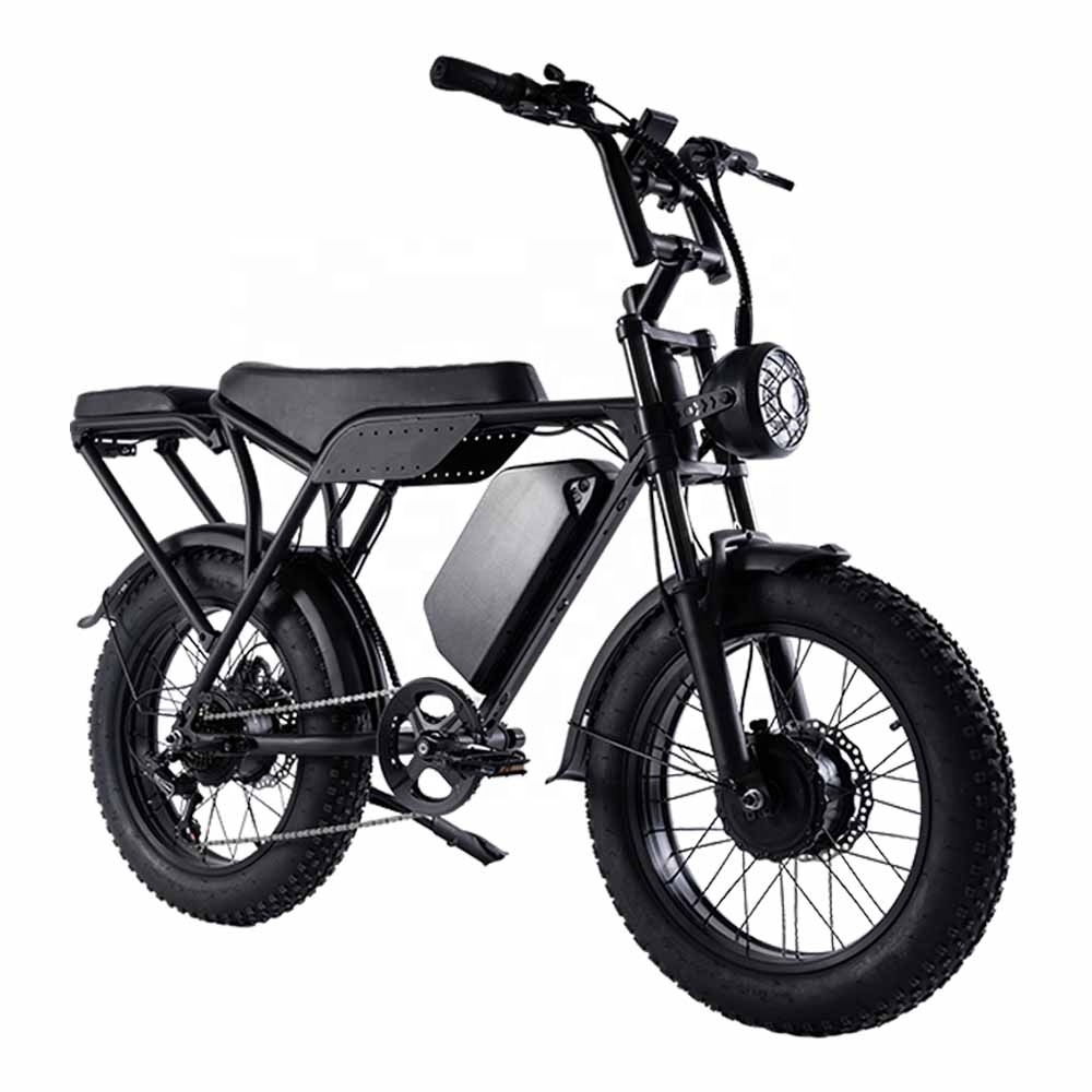 Electric Bike Man Ebike Mountain Bike Bicycle High-carbon Steel 60V 30Ah Lthium Battery 48V 2000W Dual Brushless Motor