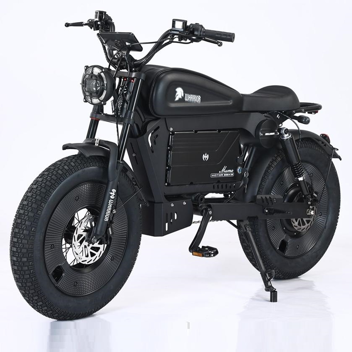 HCBK-SS10 3000W for US / 250W for EU  Full Suspension Black Warrior Ebike Fat Tire 20 Inch Electric Bicycle