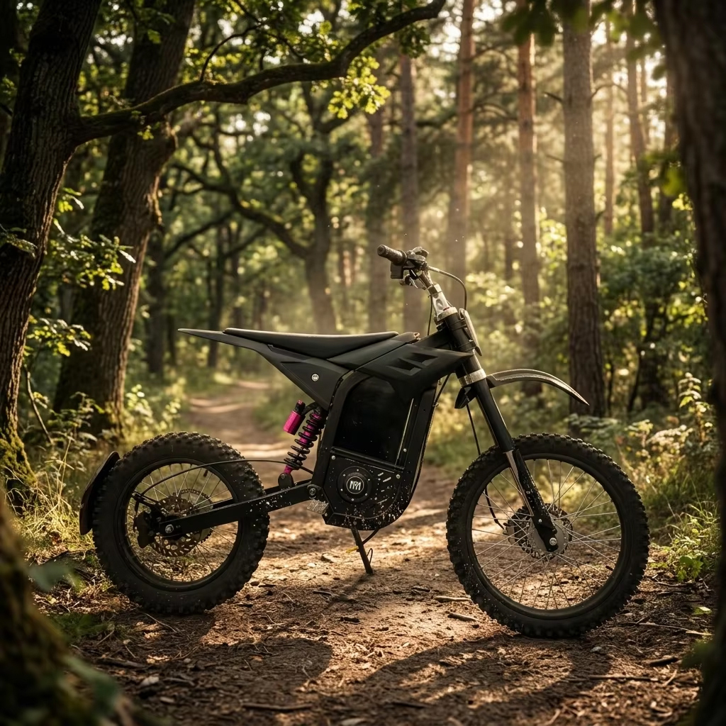 48V 2600W Peak Mid-drive Motor Max Torque 141Nm Off-Road All Terrain Motorcycle Electric Dirt Bike Children E-bike