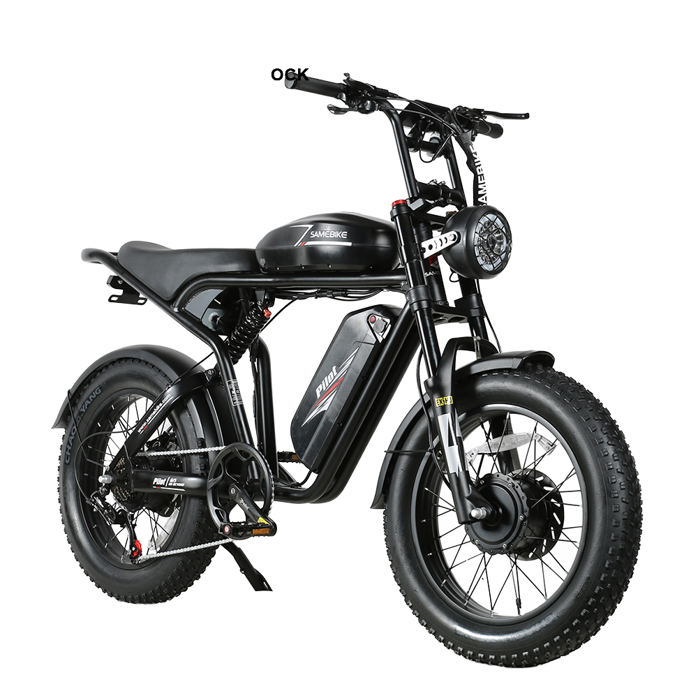 EU Stock M20-III 20 Inch Electric Mountain Bike with 48V 32ah Dual Battery & Motors Fat Tire Tube Battery