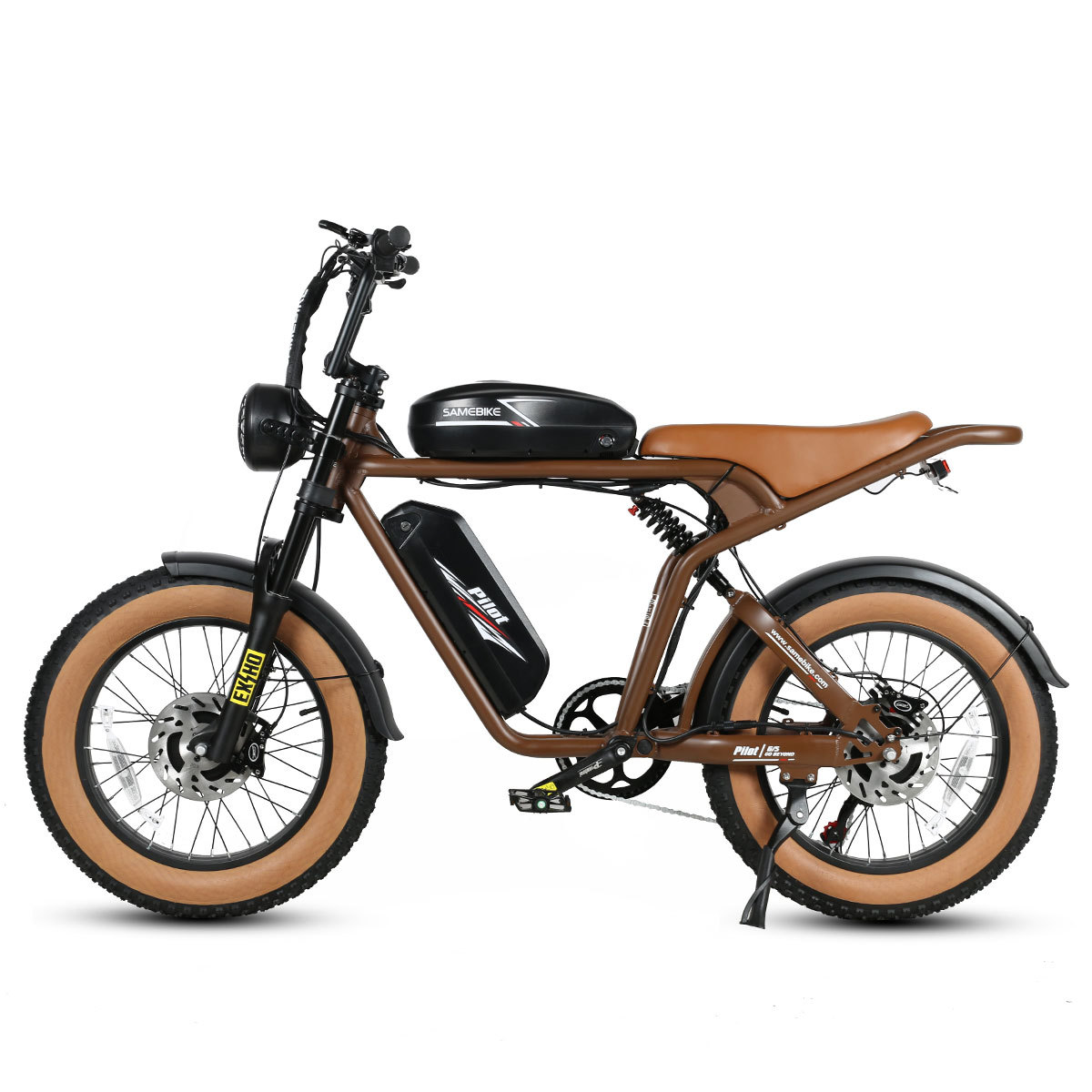 EU Stock M20-III 20 Inch Electric Mountain Bike with 48V 32ah Dual Battery & Motors Fat Tire Tube Battery