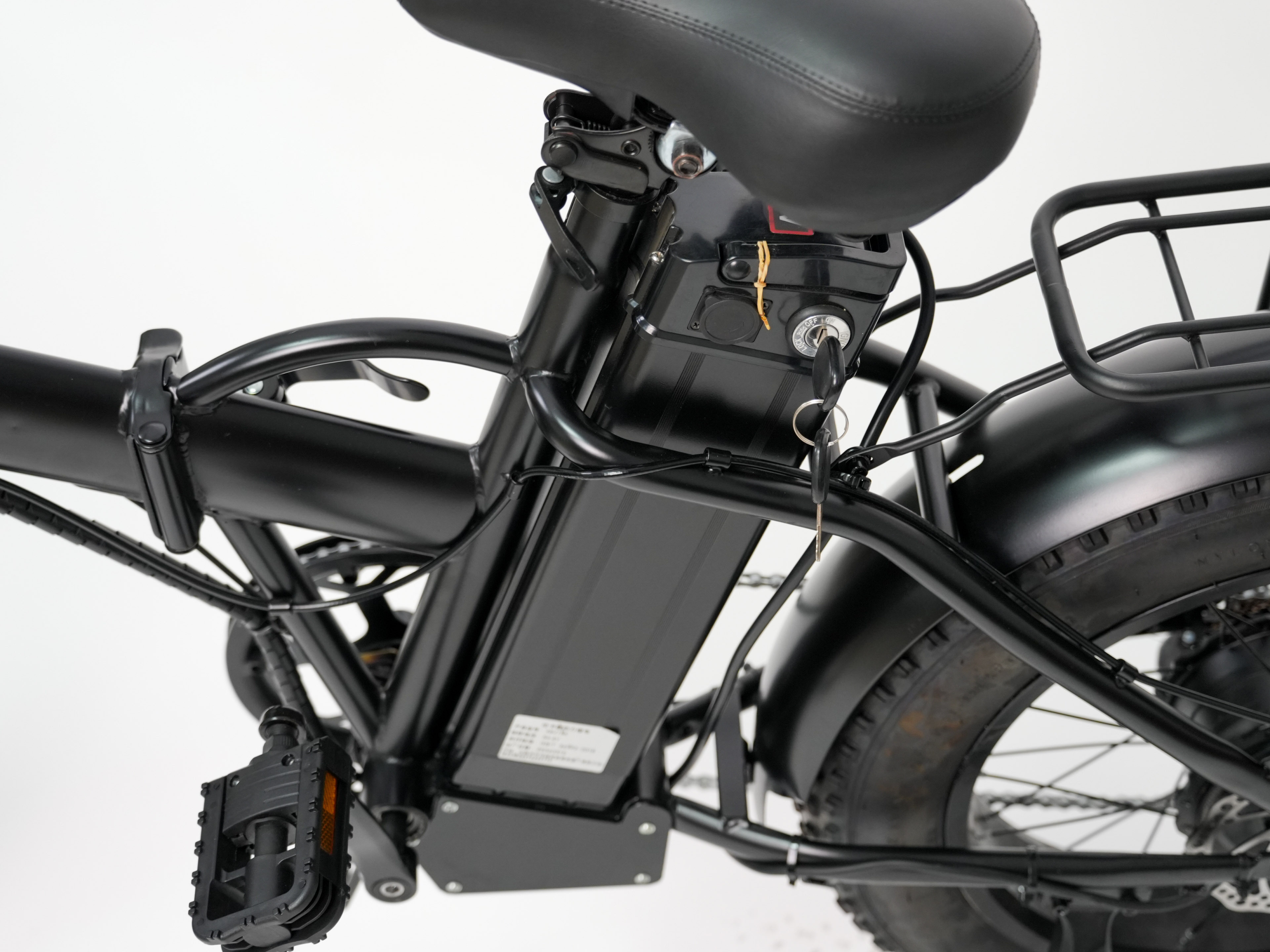 Electric Bicycle High Speed Steel Frame 20 Inch Snow Tire 15AH Lithium Battery Brushless Motor 500W Electronic