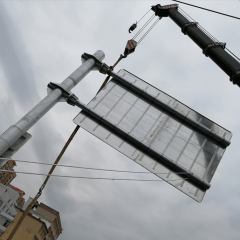 F-type Cantilever Sign Pole,MY SHOP,F-type Cantilever Sign Pole