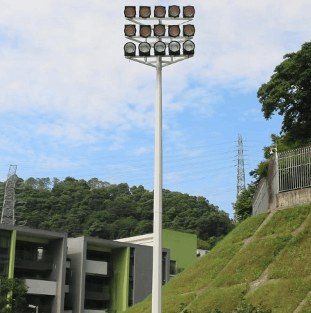Football field high mast light,MY SHOP,球场高杆灯杆