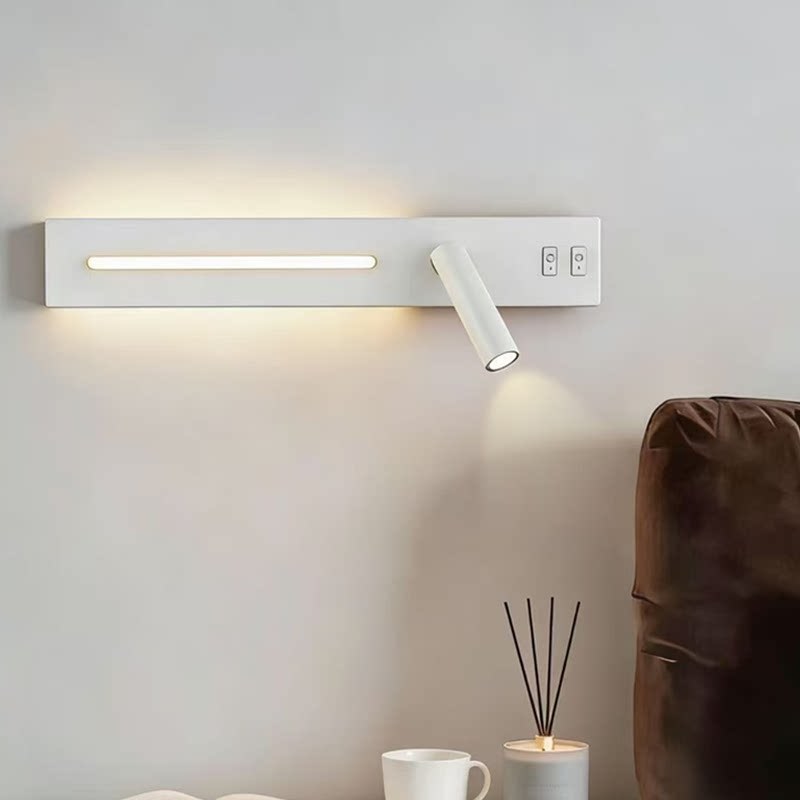 MITUO Nordic Dual-LED Wall Sconce Bedside Reading Light