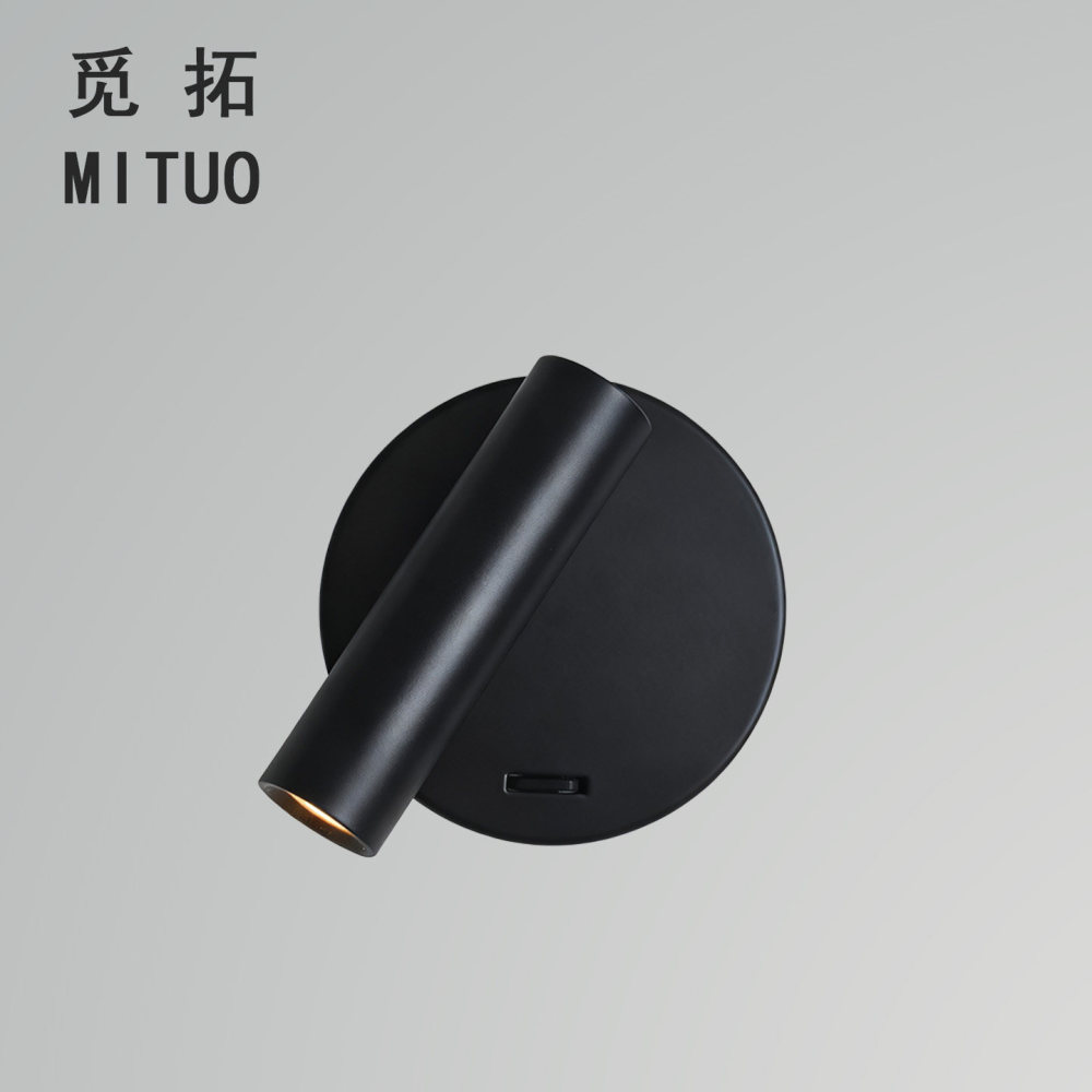 350° Rotatable LED Reading Wall Lamp Adjustable Angle Spotlight with Switch