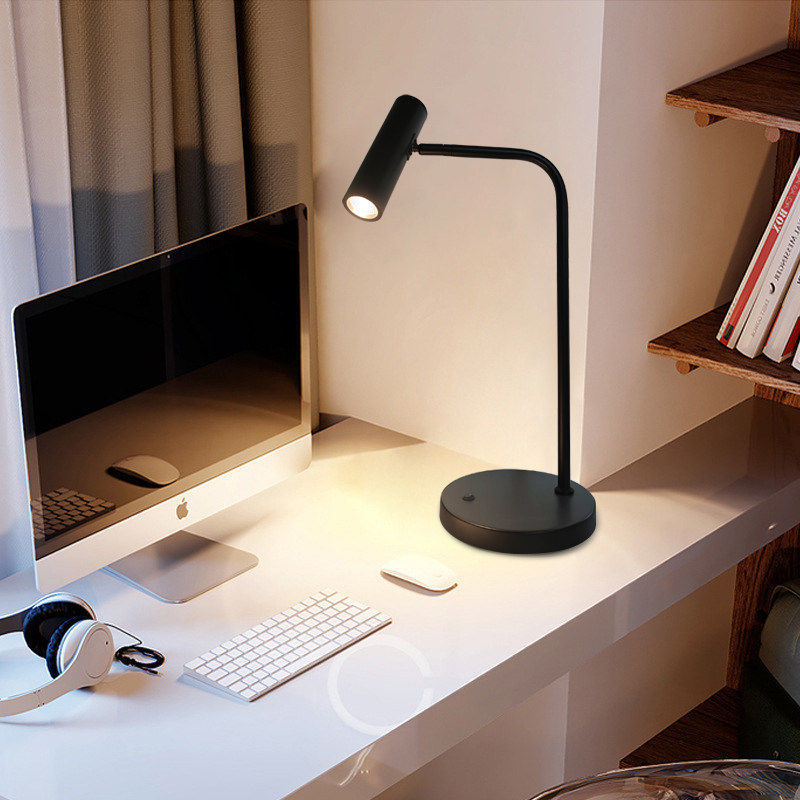 350° Rotatable LED Reading Desk Lamp Eye-Caring Table Lamp for Study Work Bedside