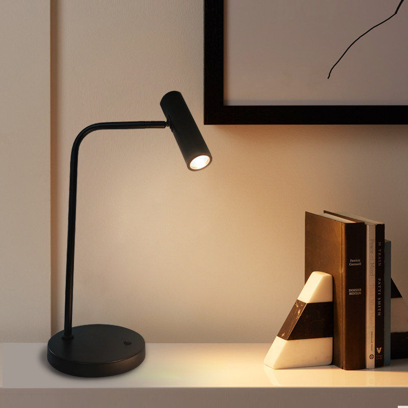 350° Rotatable LED Reading Desk Lamp Eye-Caring Table Lamp for Study Work Bedside
