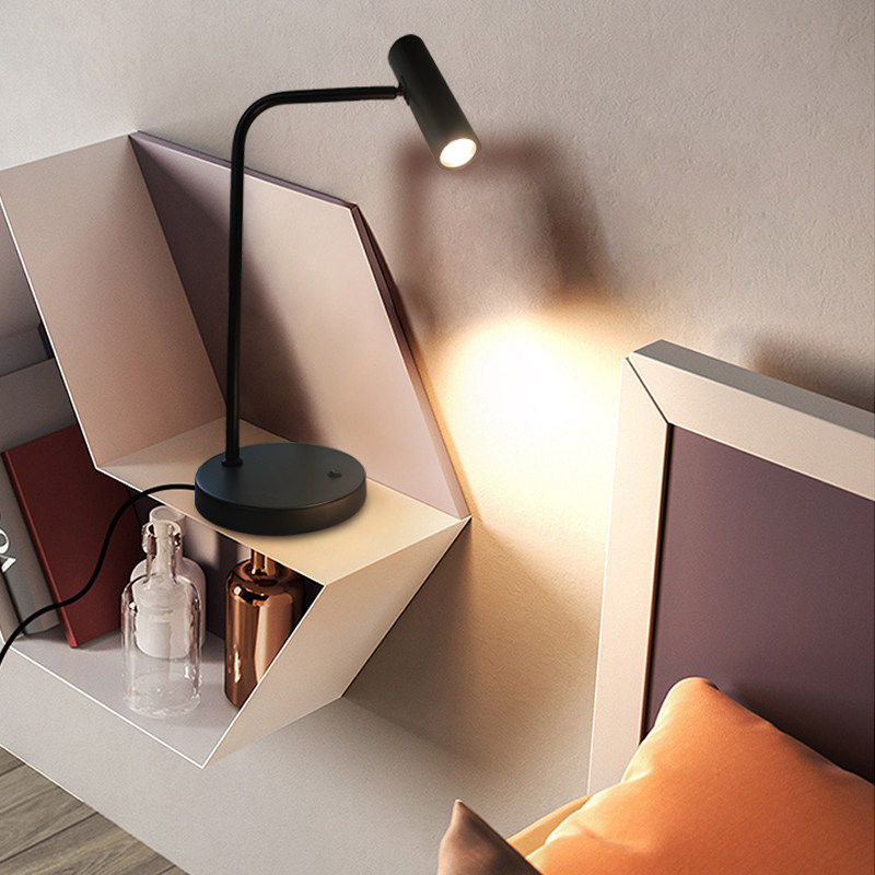 350° Rotatable LED Reading Desk Lamp Eye-Caring Table Lamp for Study Work Bedside