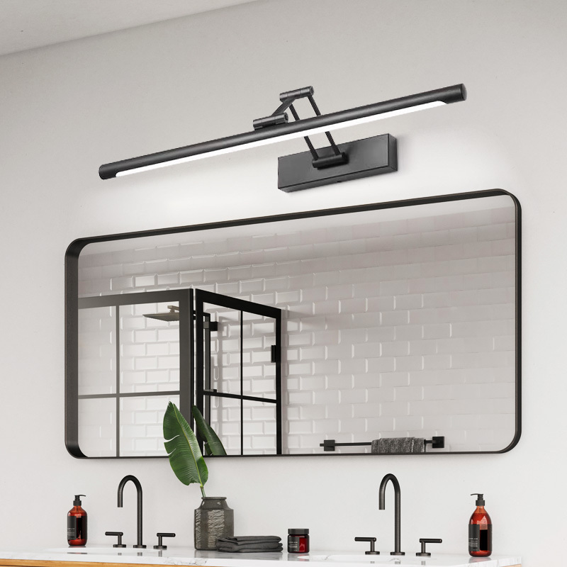 Surface-Mounted LED Bathroom Vanity Light, Extendable Mirror Cabinet Light, Makeup Mirror Light & Wall Lamp 2-in-1, Minimalist Style.