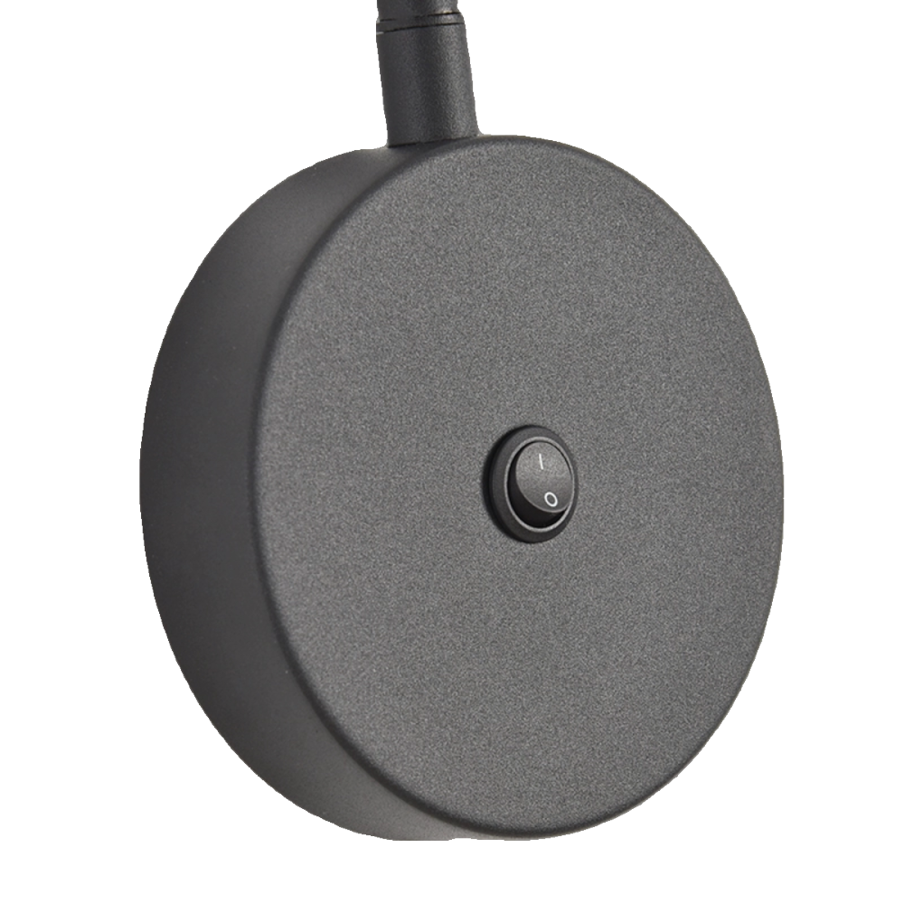Modern Minimalist Omnidirectional Adjustable LED Reading Wall Sconce Bedside Spotlight with Switch