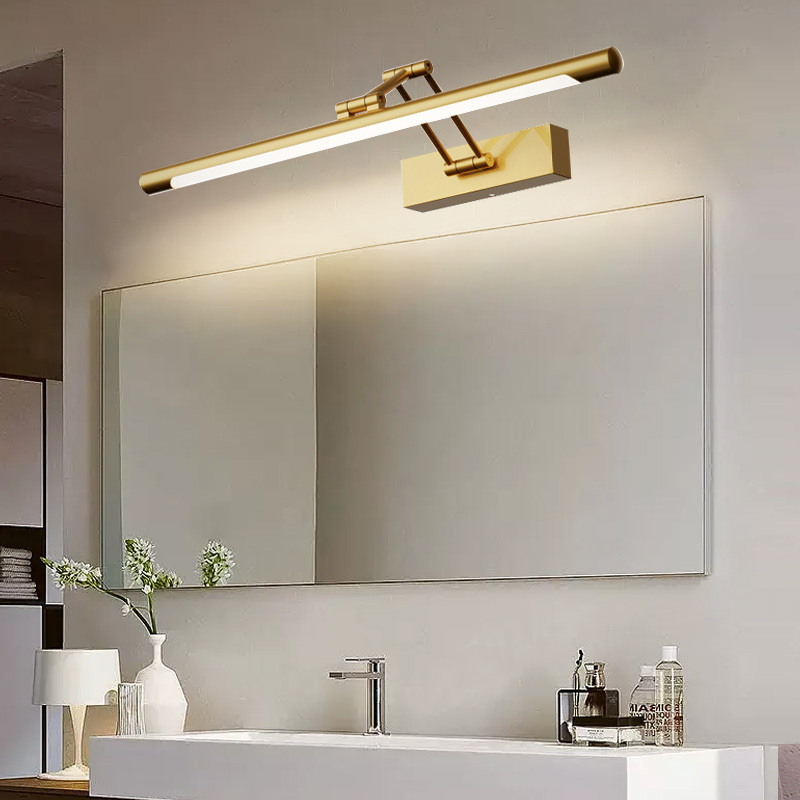 Surface-Mounted LED Bathroom Vanity Light, Extendable Mirror Cabinet Light, Makeup Mirror Light & Wall Lamp 2-in-1, Minimalist Style.