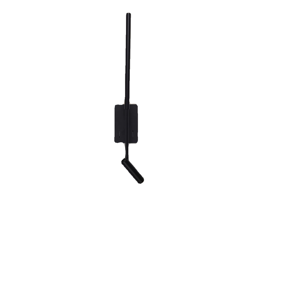 Modern Minimalist Dual-Light LED Wall Sconce Adjustable Reading Spotlight + Ambient Backlight Bedside Lamp