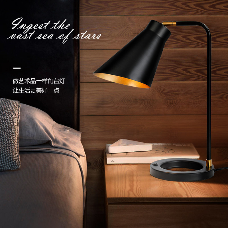 Hotel Style Minimalist Desk Lamp, Eye-protective Reading Writing Light for Bedroom & Study Room