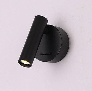 Surface Mounted Hotel Guest Room Wall Lamp, Adjustable Angle Minimalist Reading Spotlight for Study, Bedroom & Bedside
