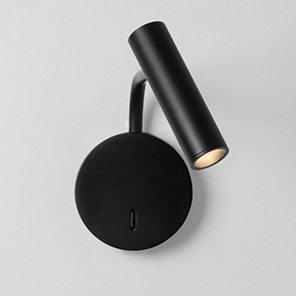Surface Mounted Hotel Guest Room Wall Lamp, Adjustable Angle Minimalist Reading Spotlight for Study, Bedroom & Bedside