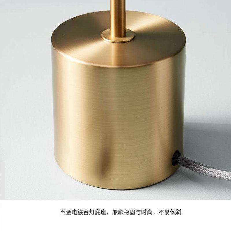 High-quality Customized Water Transfer Printing Wood Grain Plated Table Lamp, Desk Lamp, Nightstand Decorative Lamp, Rotating Lamp for Hotels & Guest Houses.