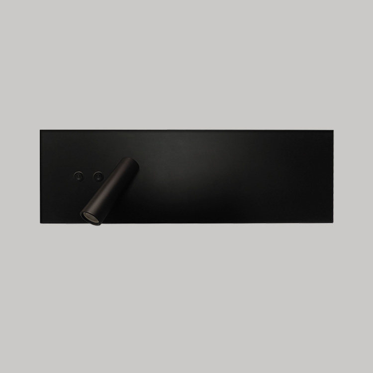 Modern Minimalist Nordic Dual Light Source & Dual Switch LED Wall Lamp, Bedside Reading Light for Hotel Club Bedroom Lobby