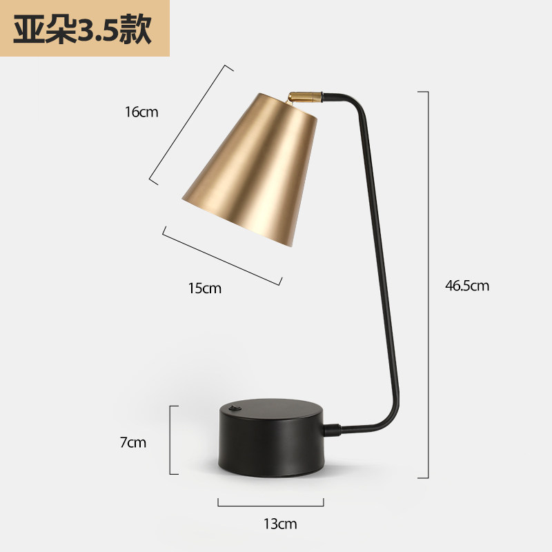 Hotel Style Minimalist Desk Lamp, Eye-protective Reading Writing Light for Bedroom & Study Room