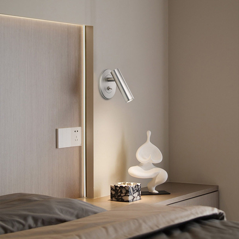 Hotel Engineering Guest Room Reading Wall Lamp, Rotatable LED Wall Light