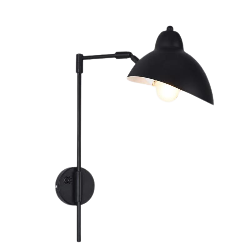 Nordic Pendant Light, Glass Lampshade Minimalist Living Room Creative Bedside Wall Sconce Lighting